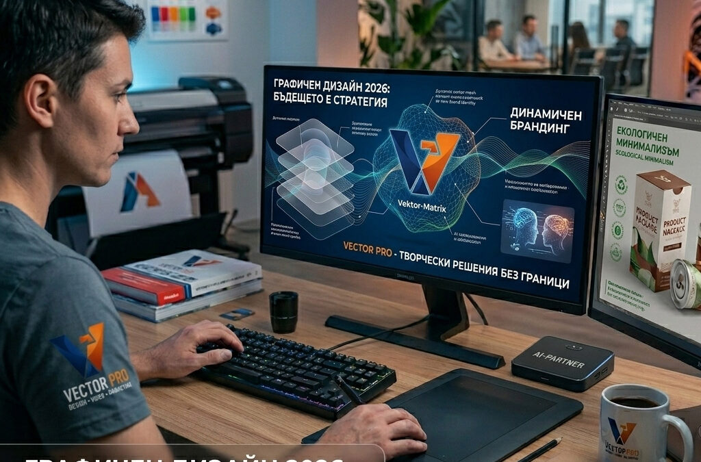 Повече от пиксели: Тенденции в графичния дизайн за 2026 г. и професионалният път до тях